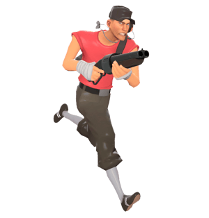 This is the Avatar Image for the Scout TF2 AI Voice and Text to Speech Generator